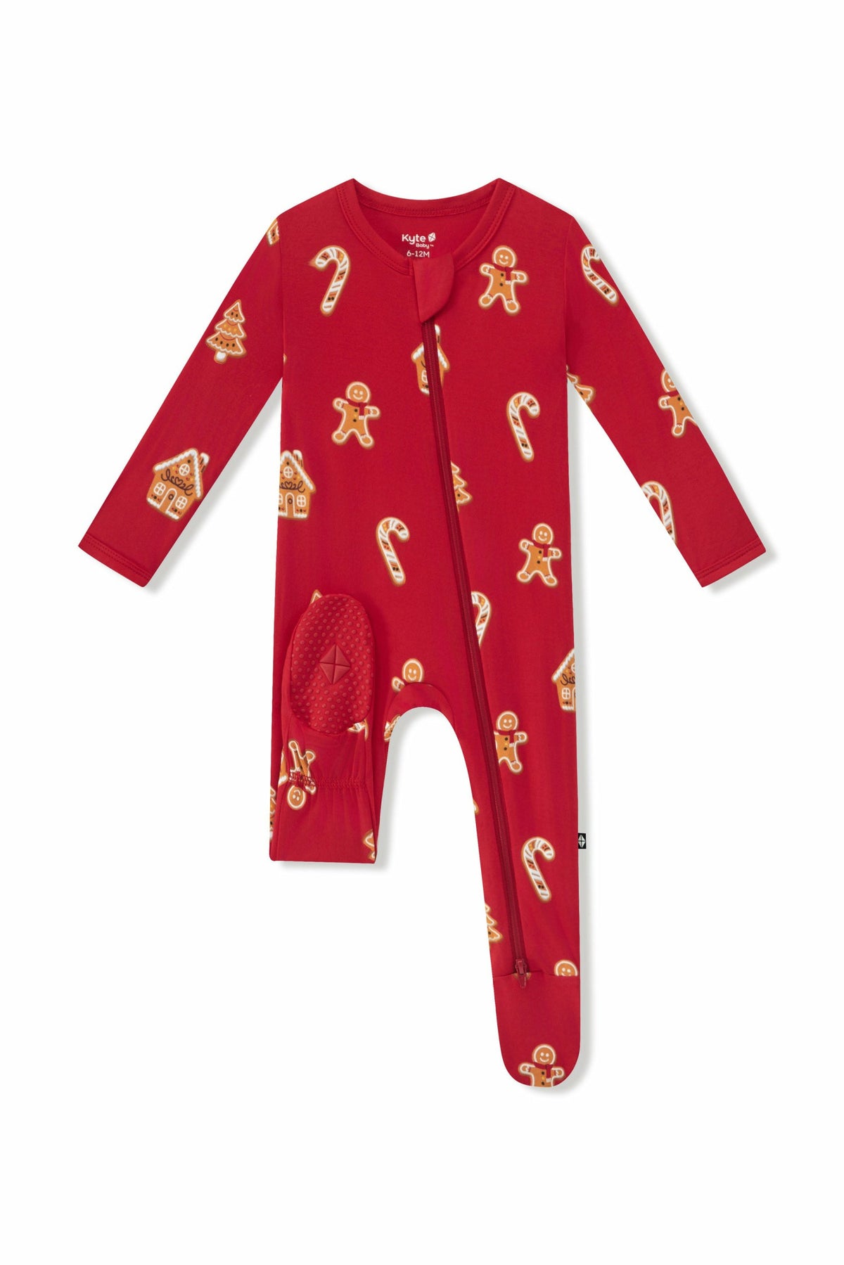 Kyte Baby Zippered Footie in Gingerbread