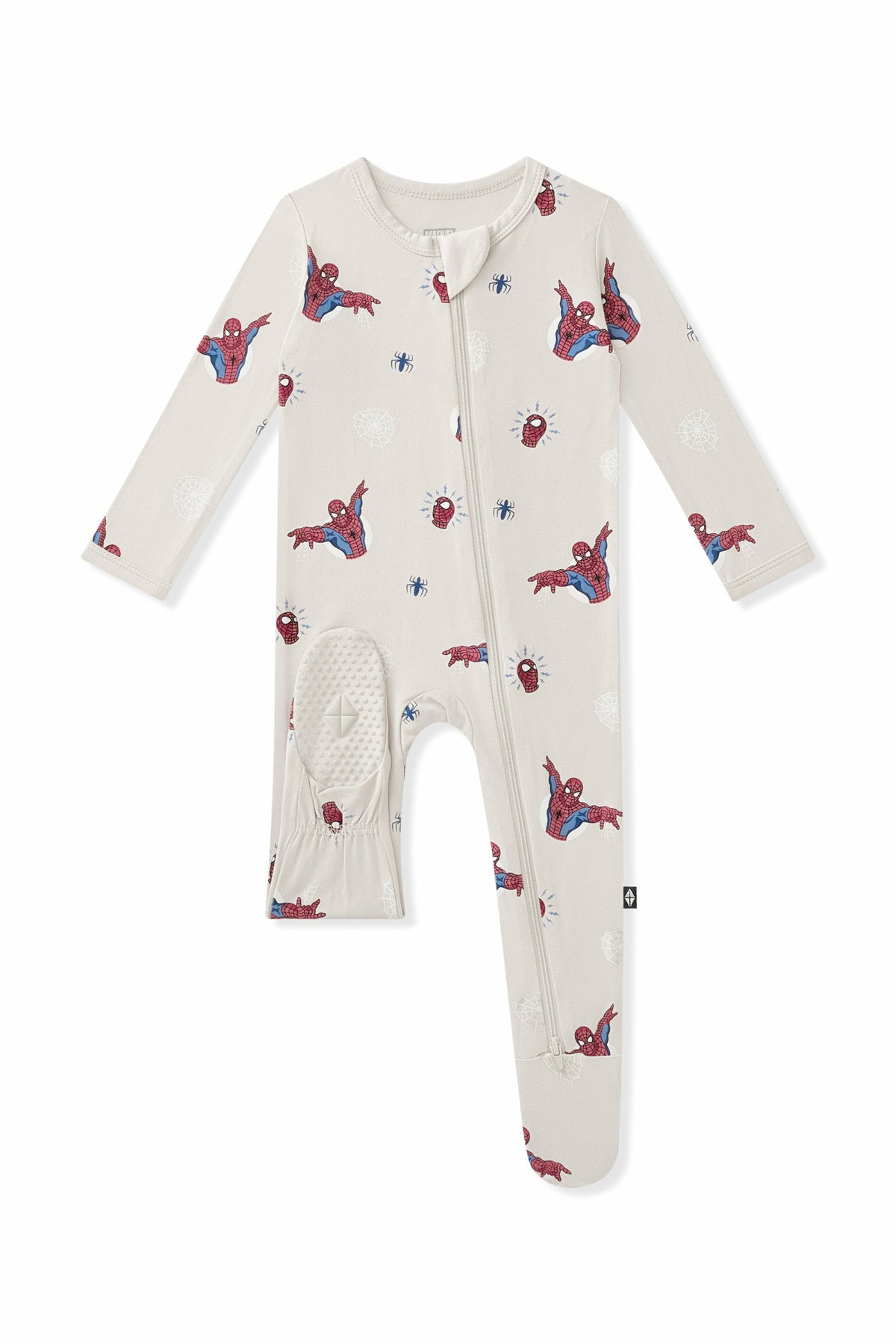 Kyte Baby Zippered Footie in Spider-Man
