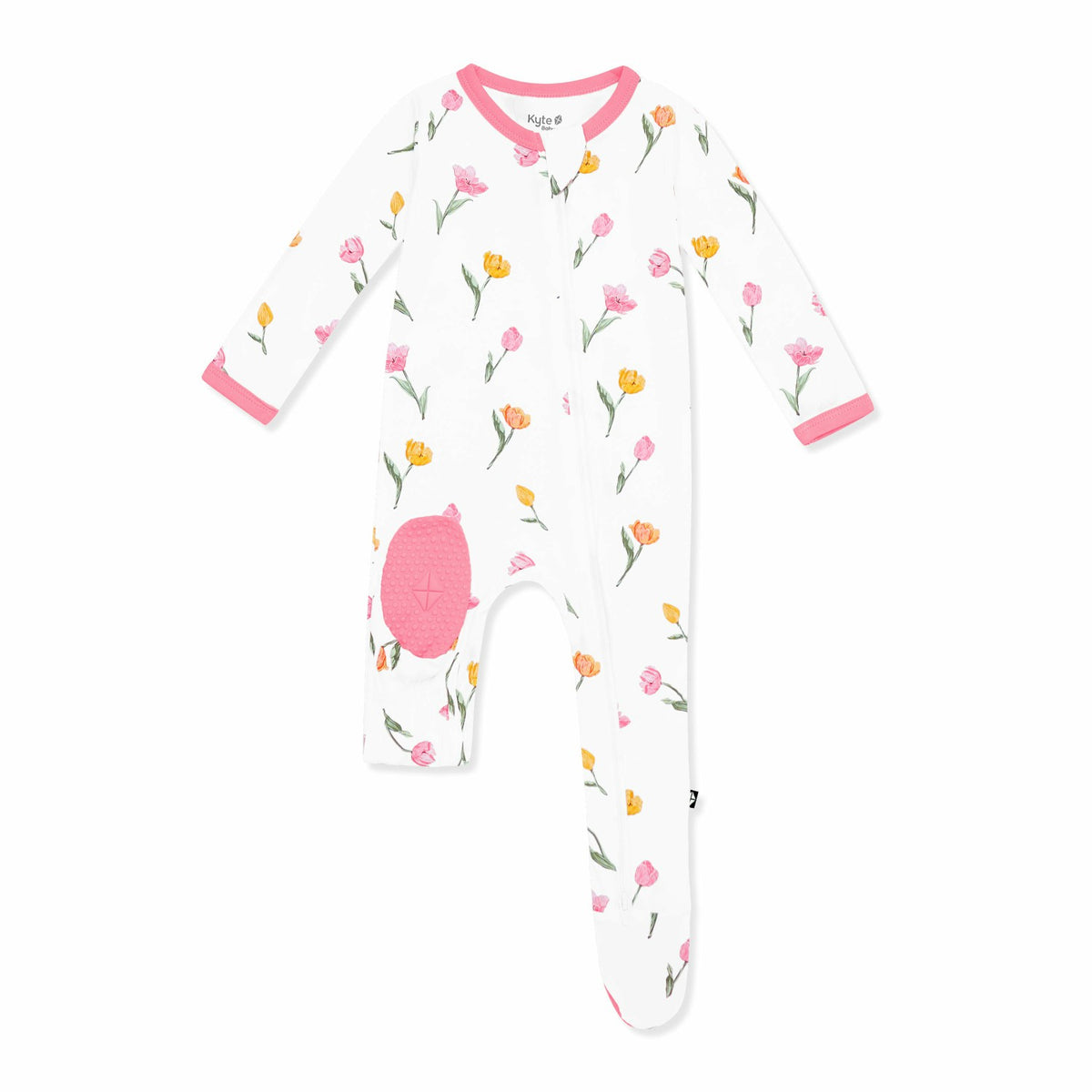 Kyte Baby Zippered Footie in Tulip