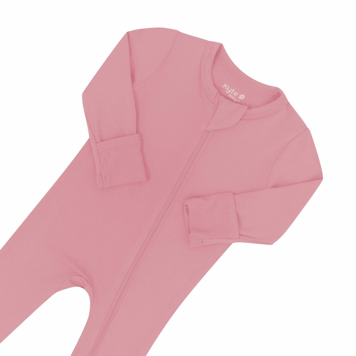 Kyte Baby Zippered Footie in Apple Blossom