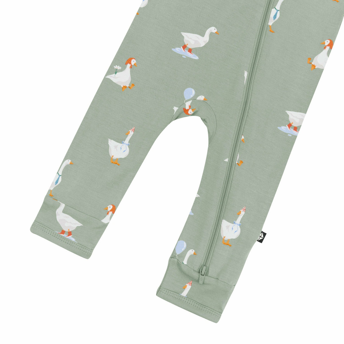 Kyte Baby Zippered Romper in Silly Goose