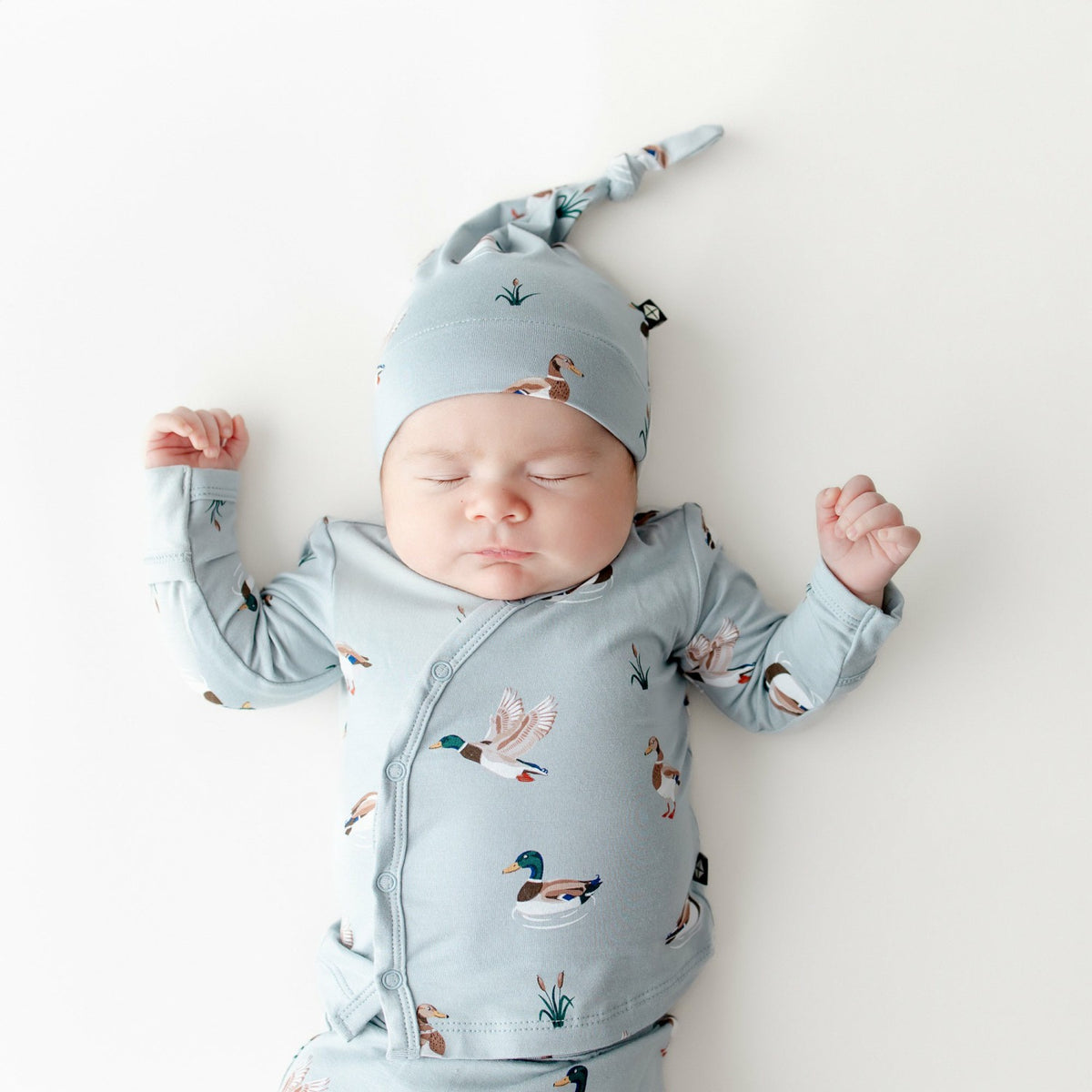 Kyte Baby Take Me Home Set with Cap in Mallard Duck