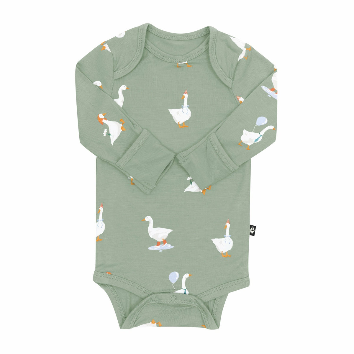 Kyte Baby Long Sleeve Bodysuit in Silly Goose