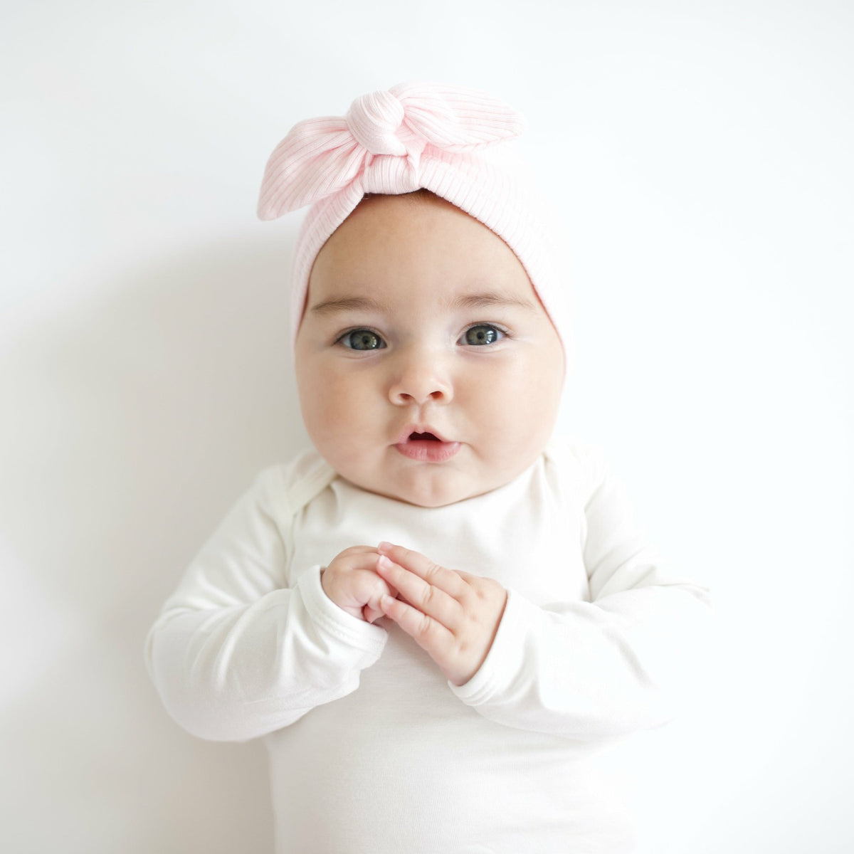 Kyte Baby Ribbed Headwrap in Sakura