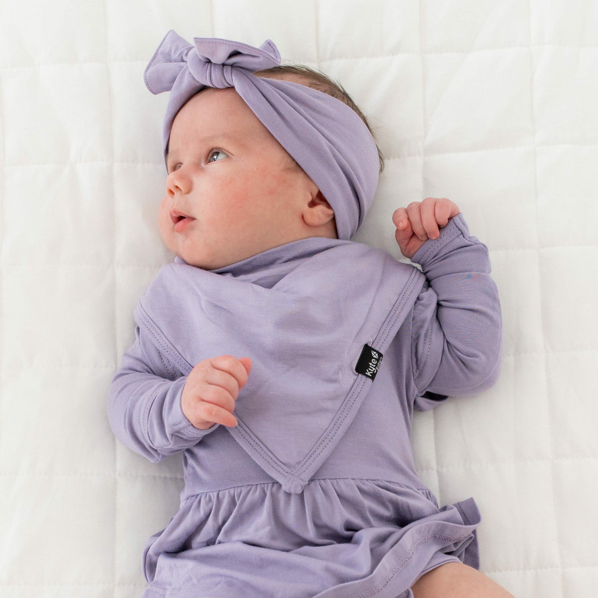 Kyte Baby Knotted Bow Headband in Taro