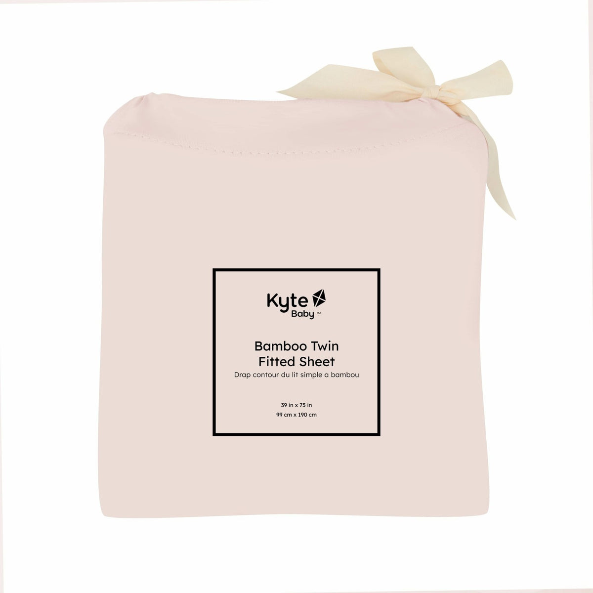 Kyte Baby Twin Sheet in Blush