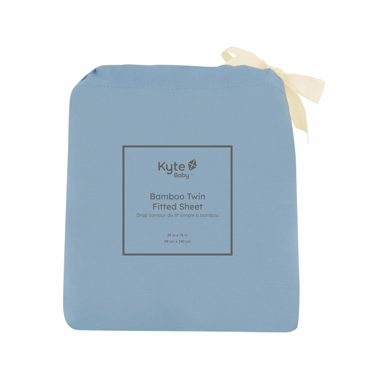 Kyte Baby Twin Sheet in Slate