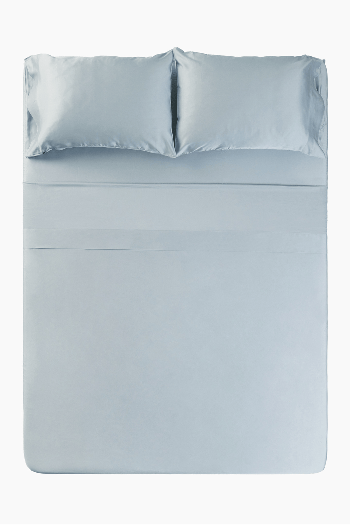 Kyte Baby Bamboo Sateen Sheet Set in Ice