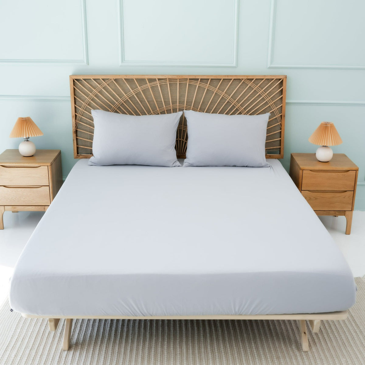 Kyte Baby Fitted Sheet & Pillowcases Storm