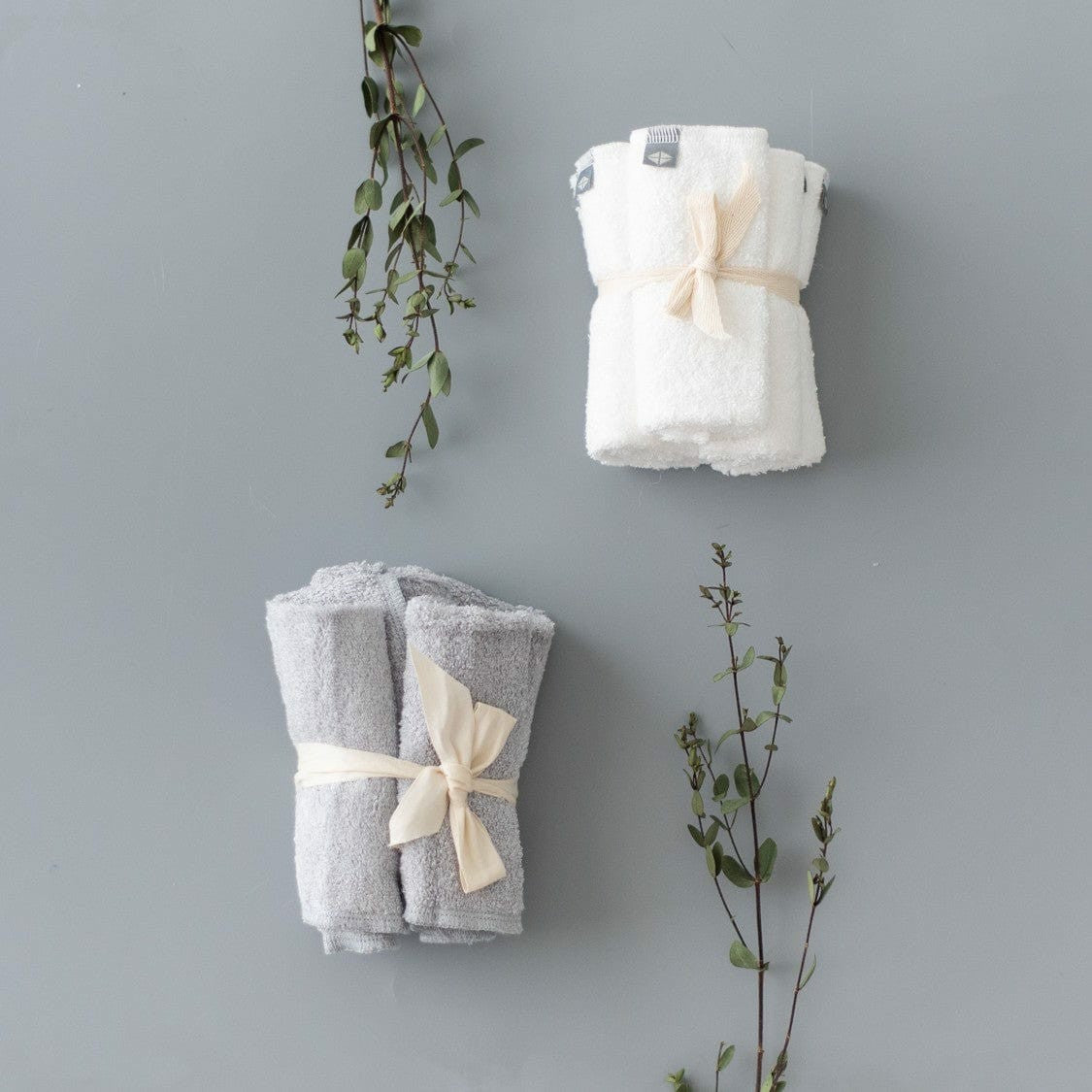 Kyte Baby Terry Washcloth 5-Pack in Cloud