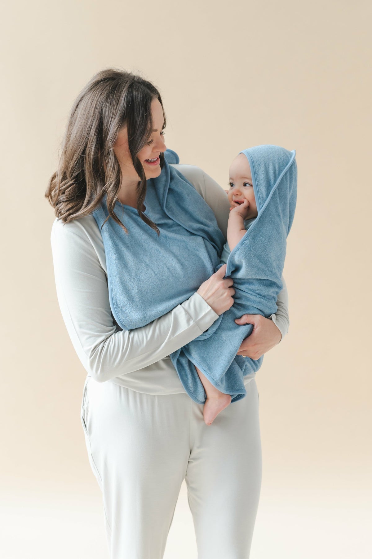 Kyte Baby Terry Apron Towel in Slate
