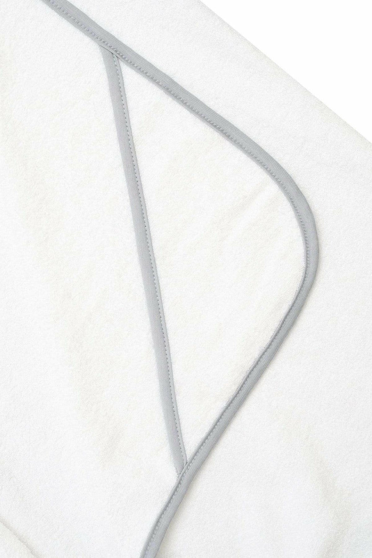 Kyte Baby Toddler Hooded Bath Towel in Cloud Storm Trim