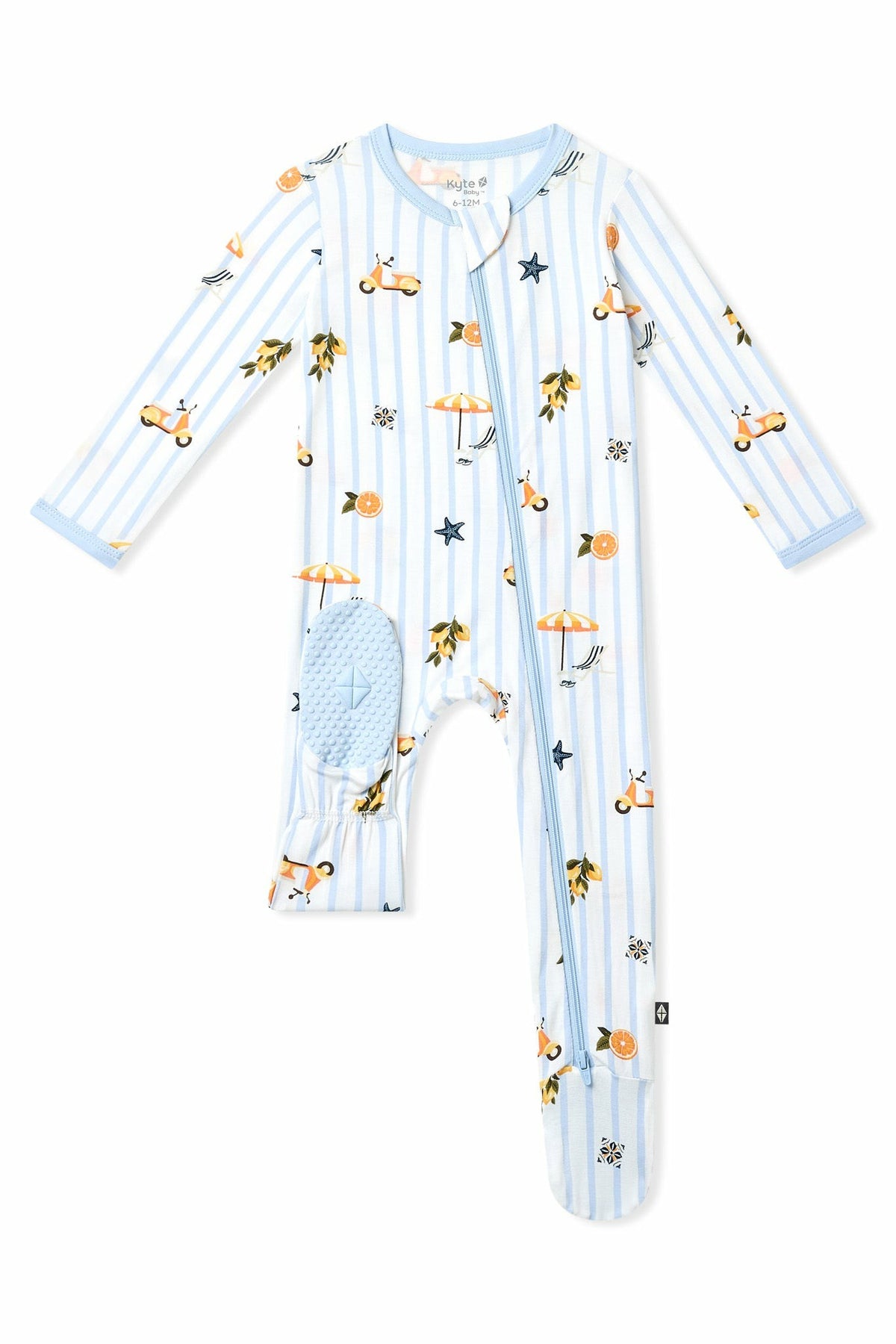 Kyte Baby Zippered Footie in Amalfi Coast