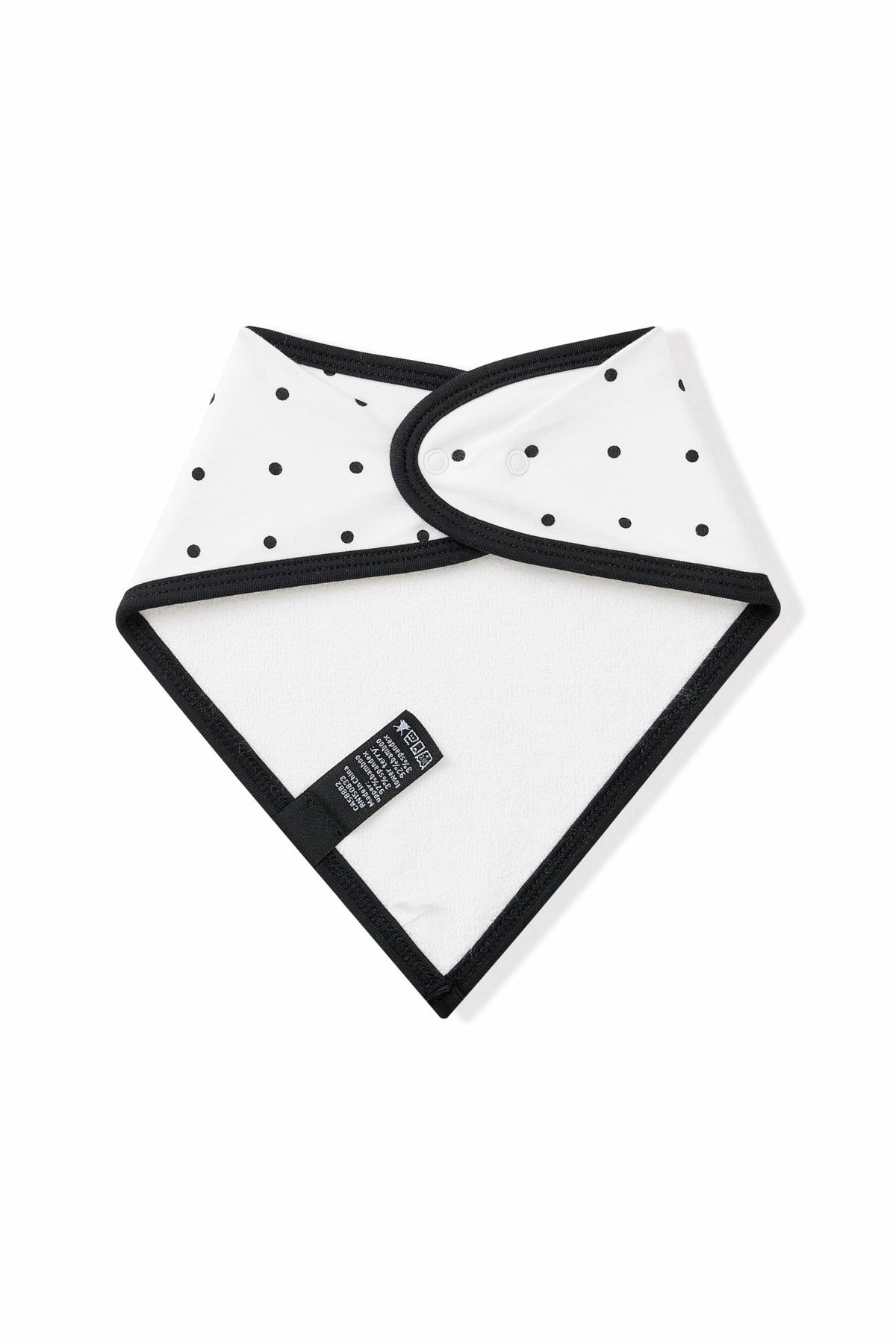 Kyte Baby Bib in Midnight Polka Dot