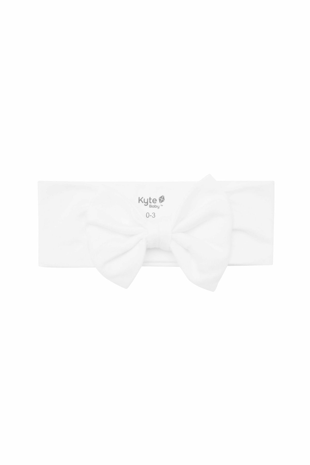 Kyte Baby Bow Headband in Cloud