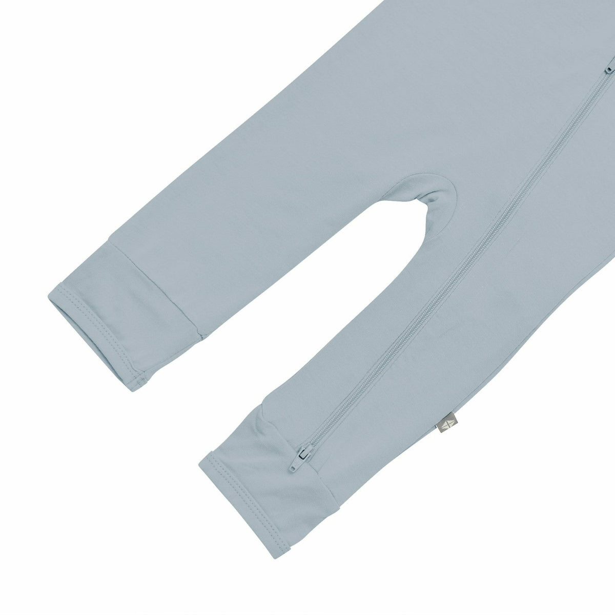 Kyte Baby Zippered Romper in Fog