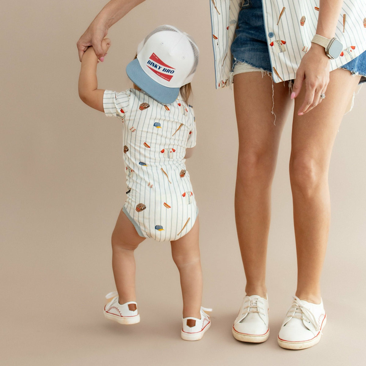 Kyte Baby Polo Bodysuit Home Run