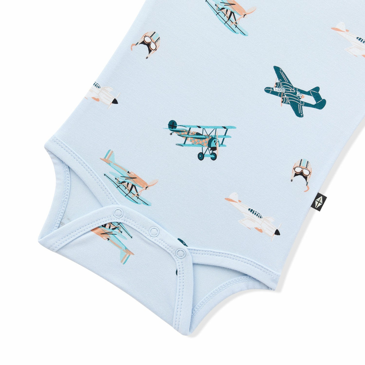 Kyte Baby Polo Bodysuit in Take Off