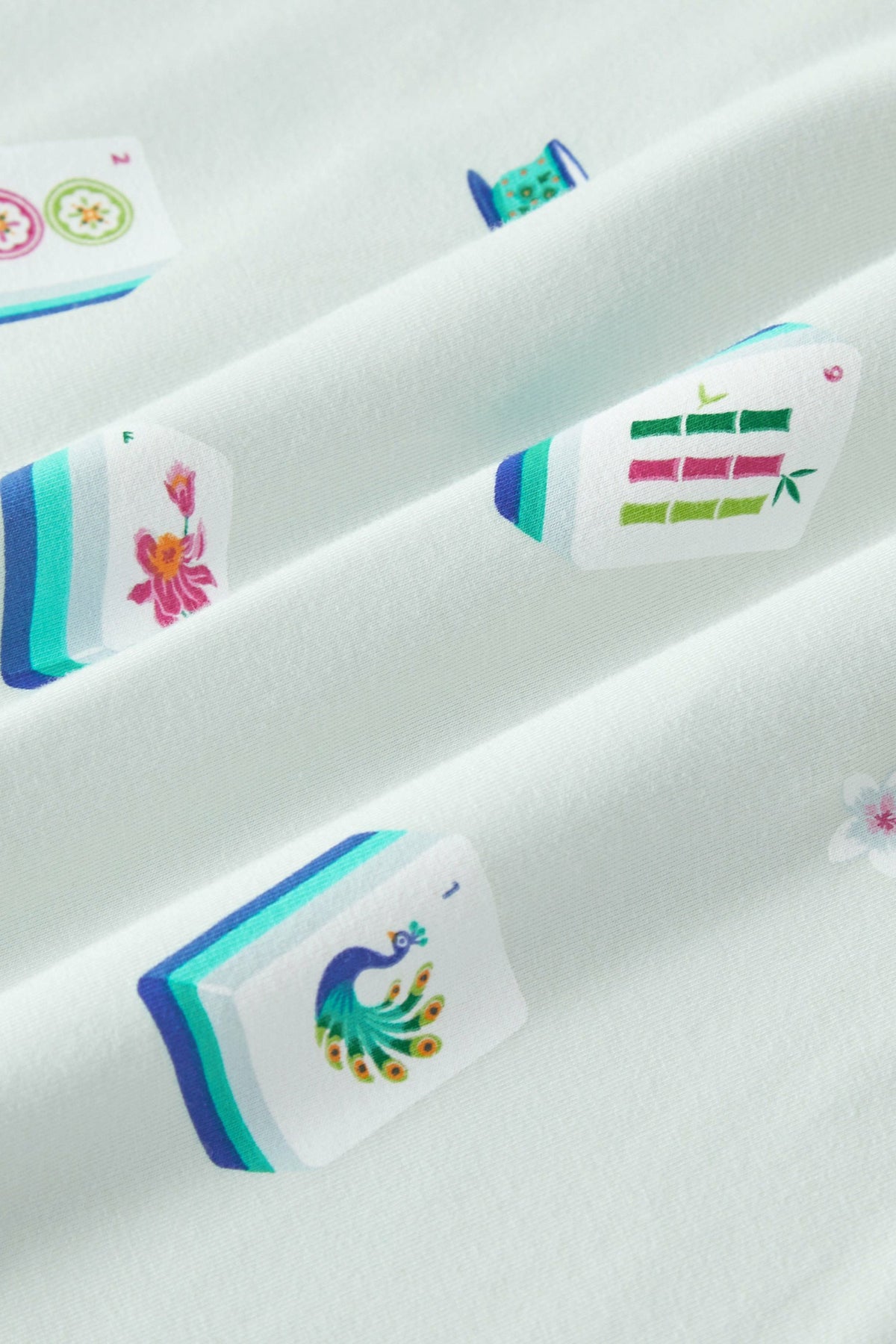 Kyte Baby Long Sleeve Pajamas in Dew Mahjong