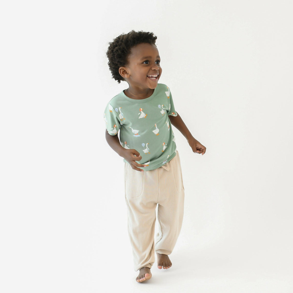 Kyte Baby Toddler Basic Tee in Silly Goose