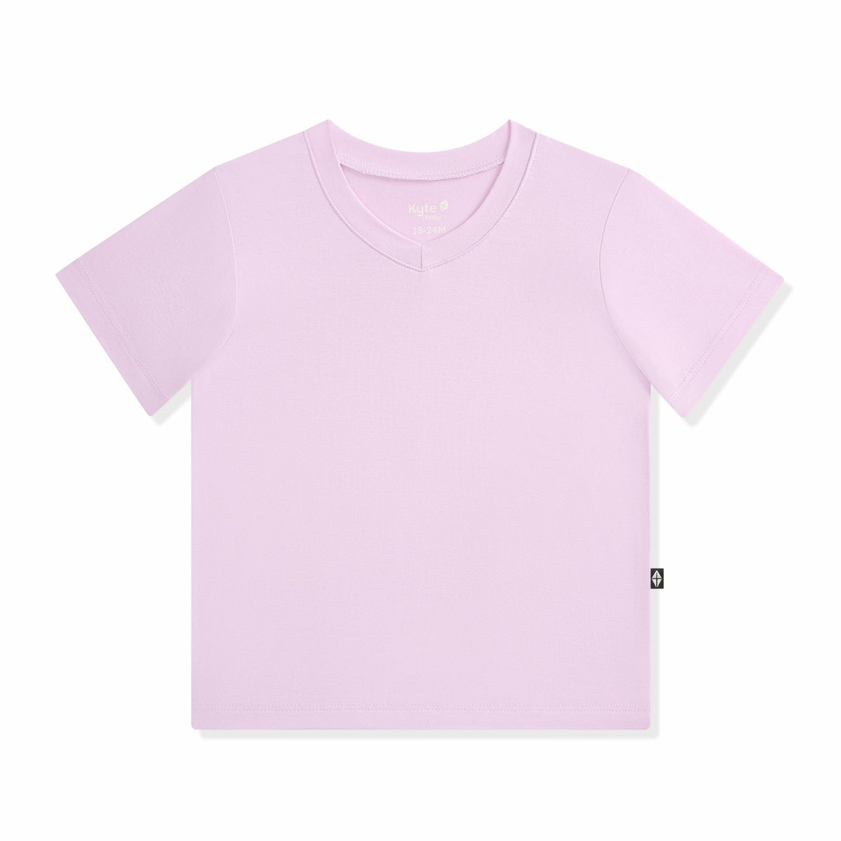 Kyte Baby Toddler V-Neck Tee in Thistle