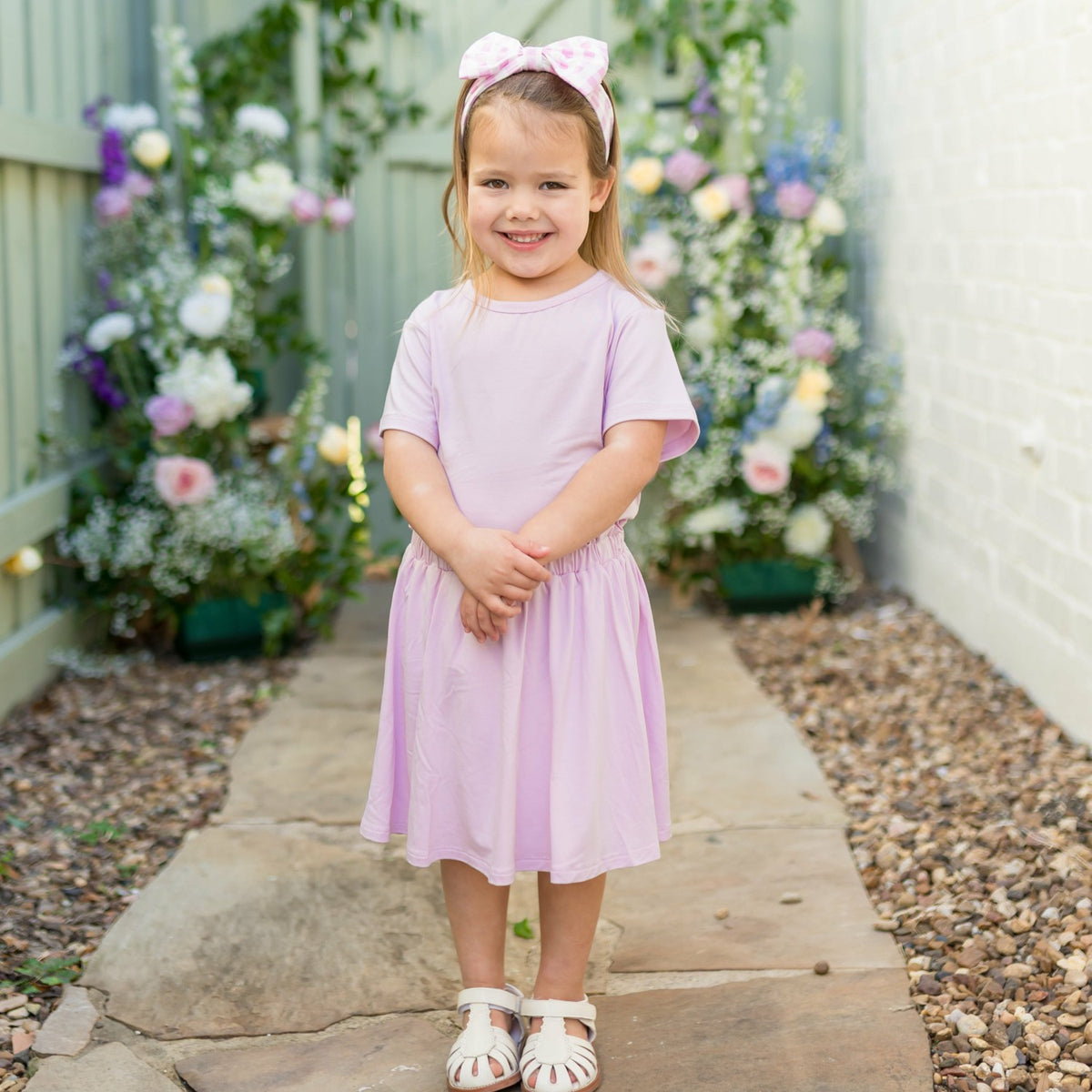 Kyte Baby Toddler Basic Tee in Thistle