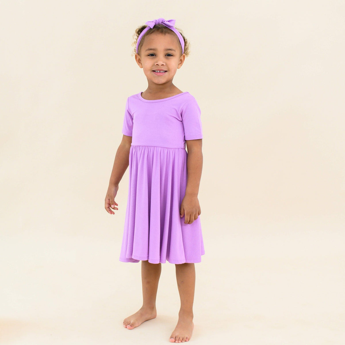 Kyte Baby Bamboo Toddler Twirl Dress in Poi