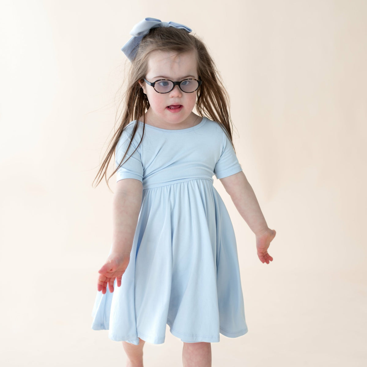 Kyte Baby Twirl Dress in Breeze