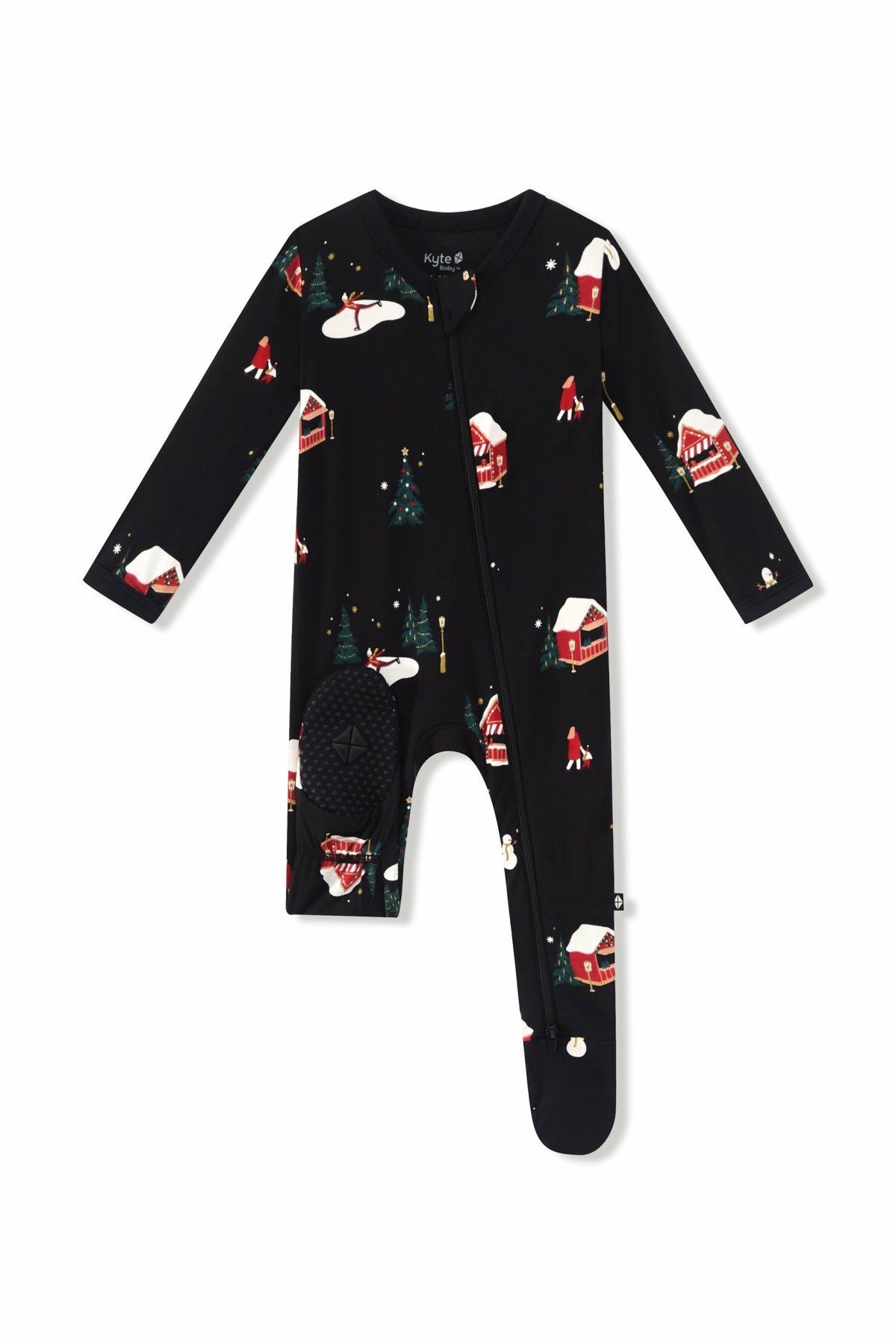 Kyte Baby Zippered Footie in Winter Wonderland