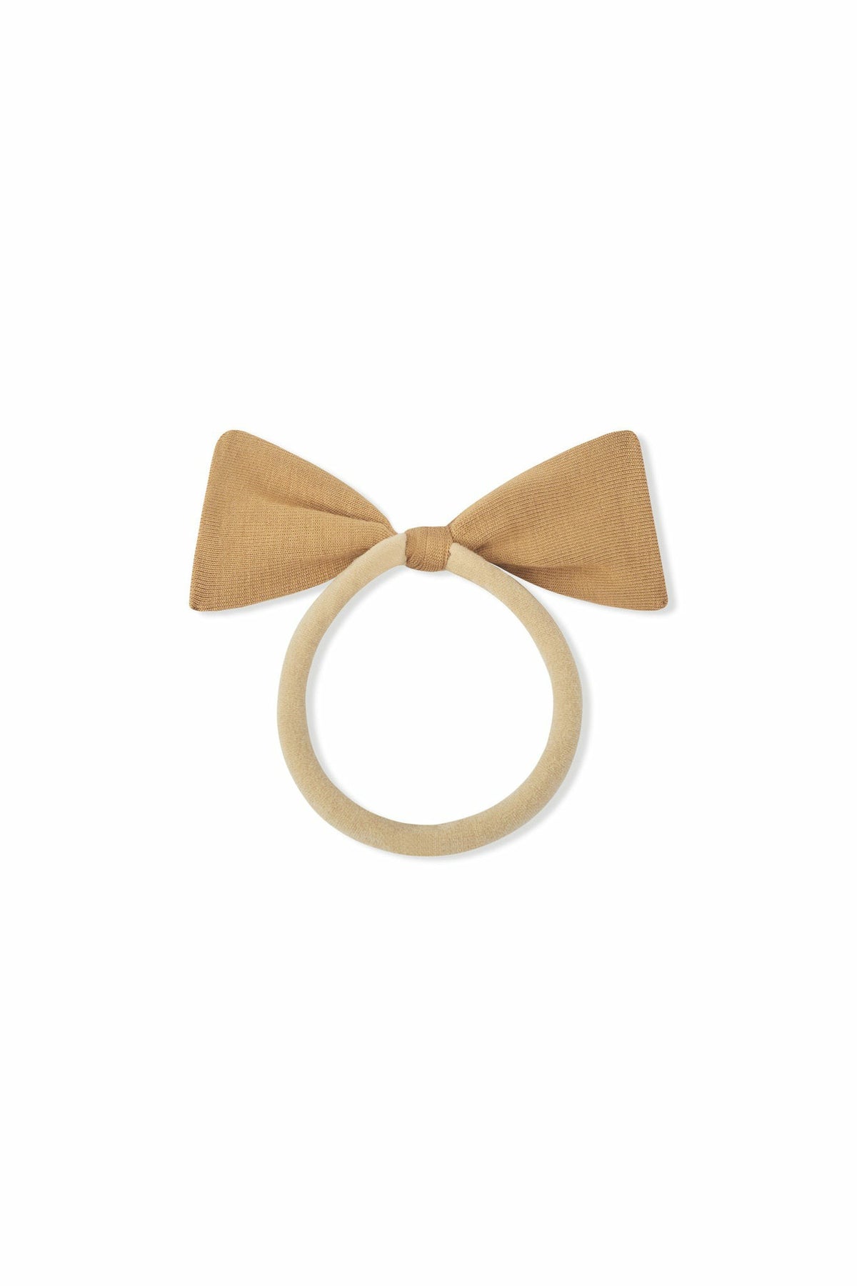 Kyte Baby Tiny Nylon Bow in Ochre