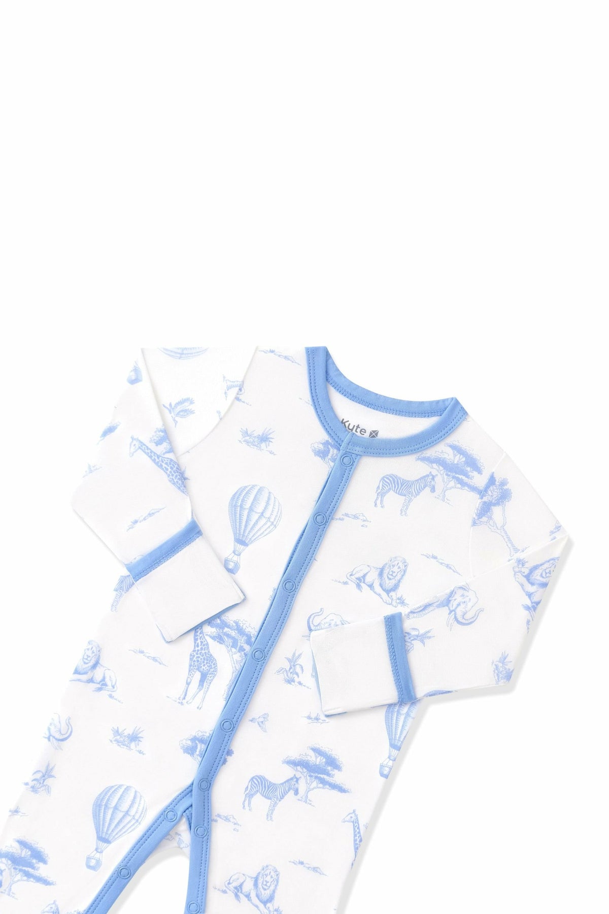 Kyte Baby Romper in Toile Safari