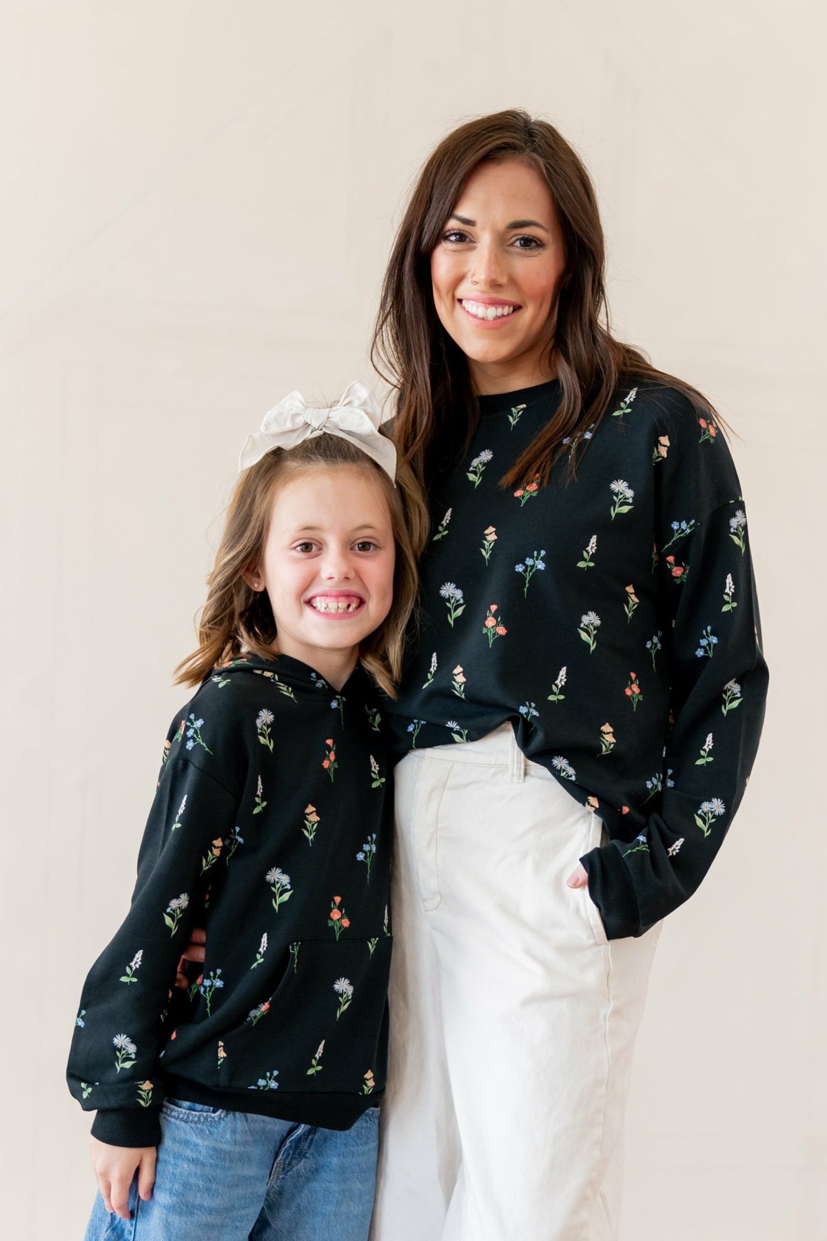 Kyte Baby Hoodie in Midnight Wildflower