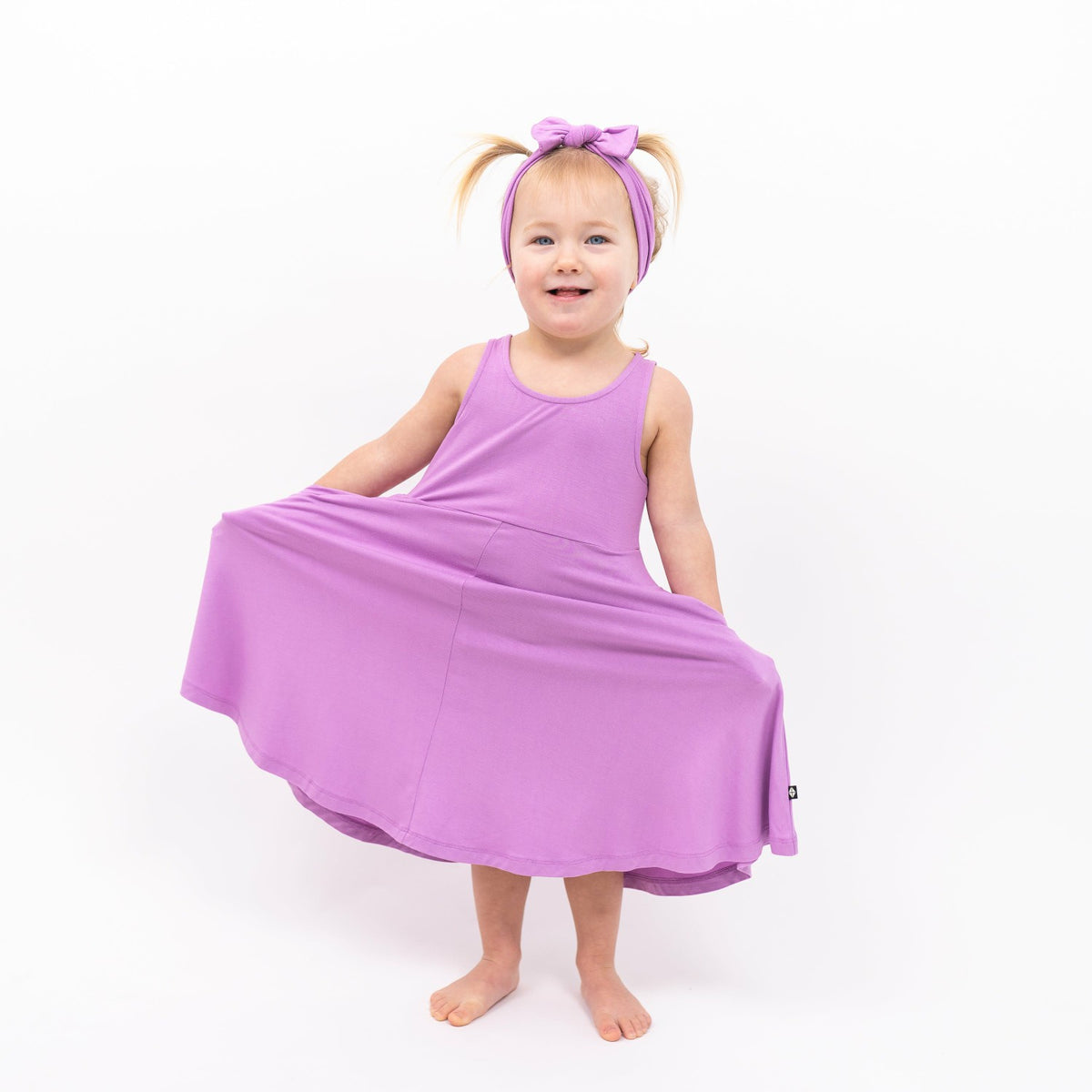 Kyte Baby Tank Twirl Dress in Poi