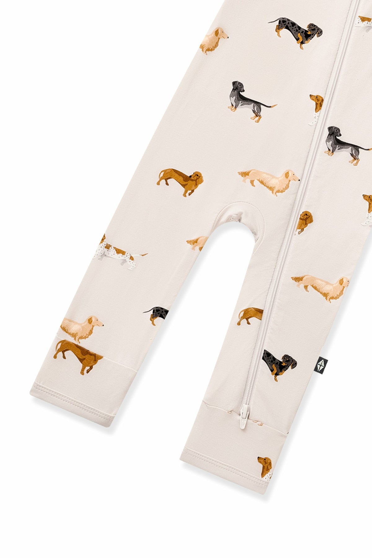 Kyte Baby Zippered Romper in Dachshund