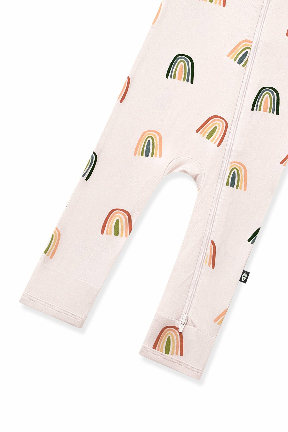 Kyte Baby Zippered Romper in Retro Rainbow