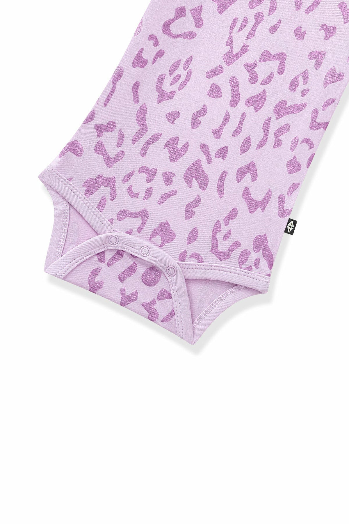 Kyte Baby Bodysuit in Thistle Leopard