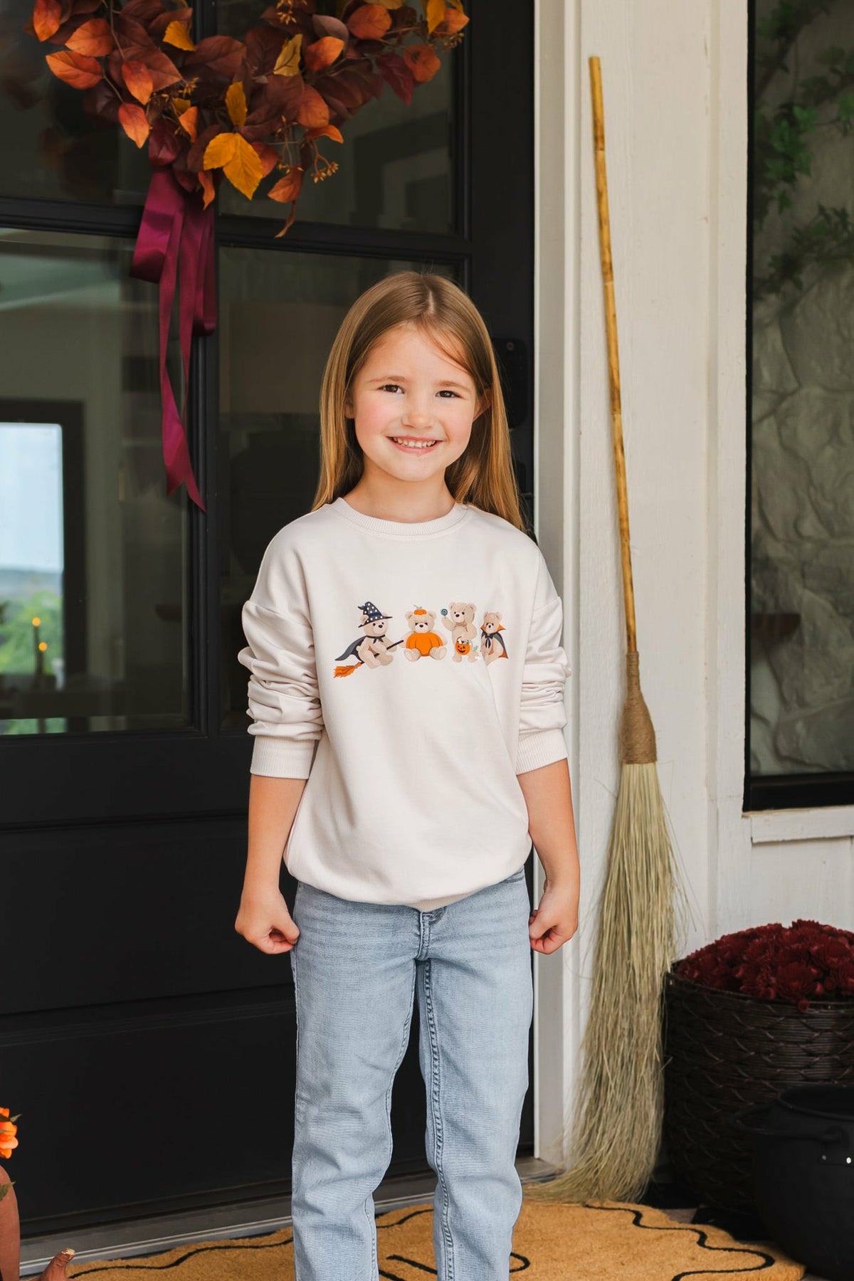 Kyte Baby Sweatshirt in Halloween Teddy