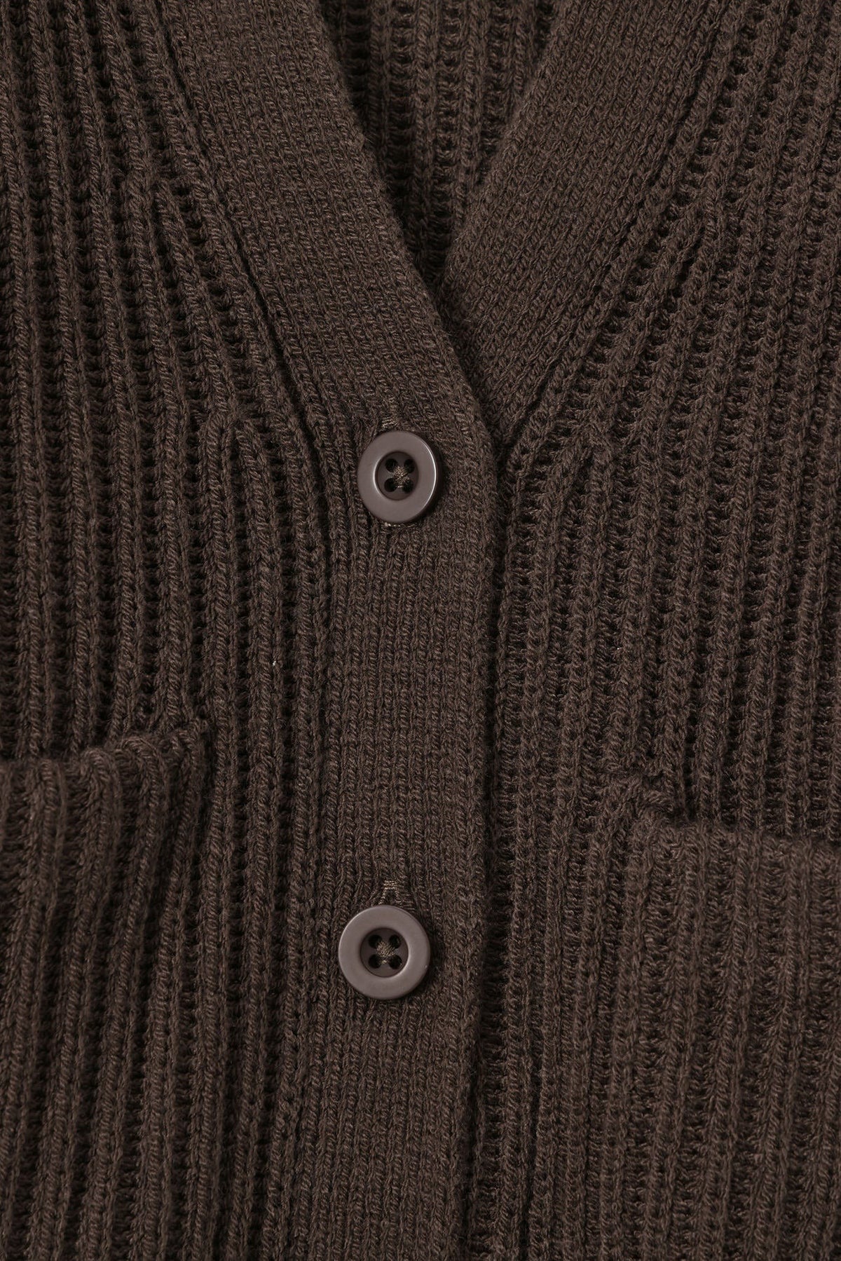 Kyte Baby Chunky Knit Oversized Cardigan in Espresso