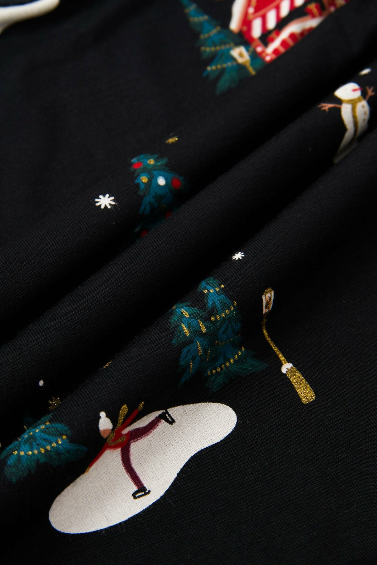 Kyte Baby Long Sleeve Toddler Crew Neck Tee in Winter Wonderland