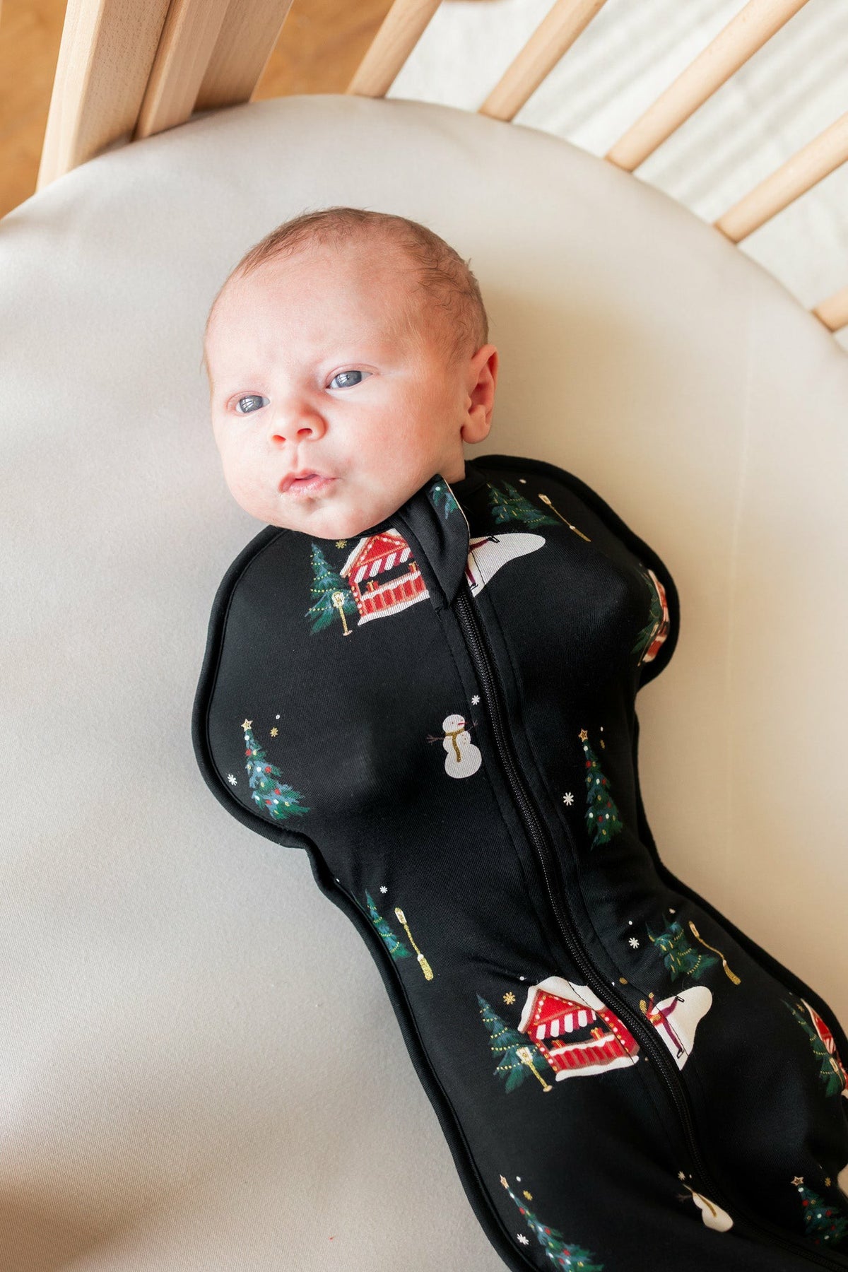 Kyte Baby Swaddle Bag in Winter Wonderland 0.5
