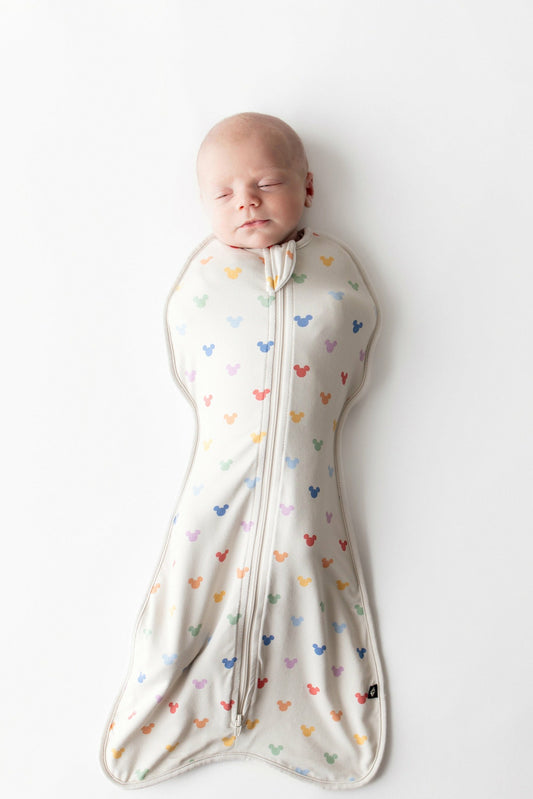 Kyte Baby Swaddle Bag in Pastel Mickey Mouse 0.5