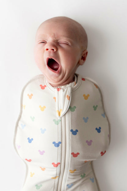 Kyte Baby Swaddle Bag in Pastel Mickey Mouse 0.5