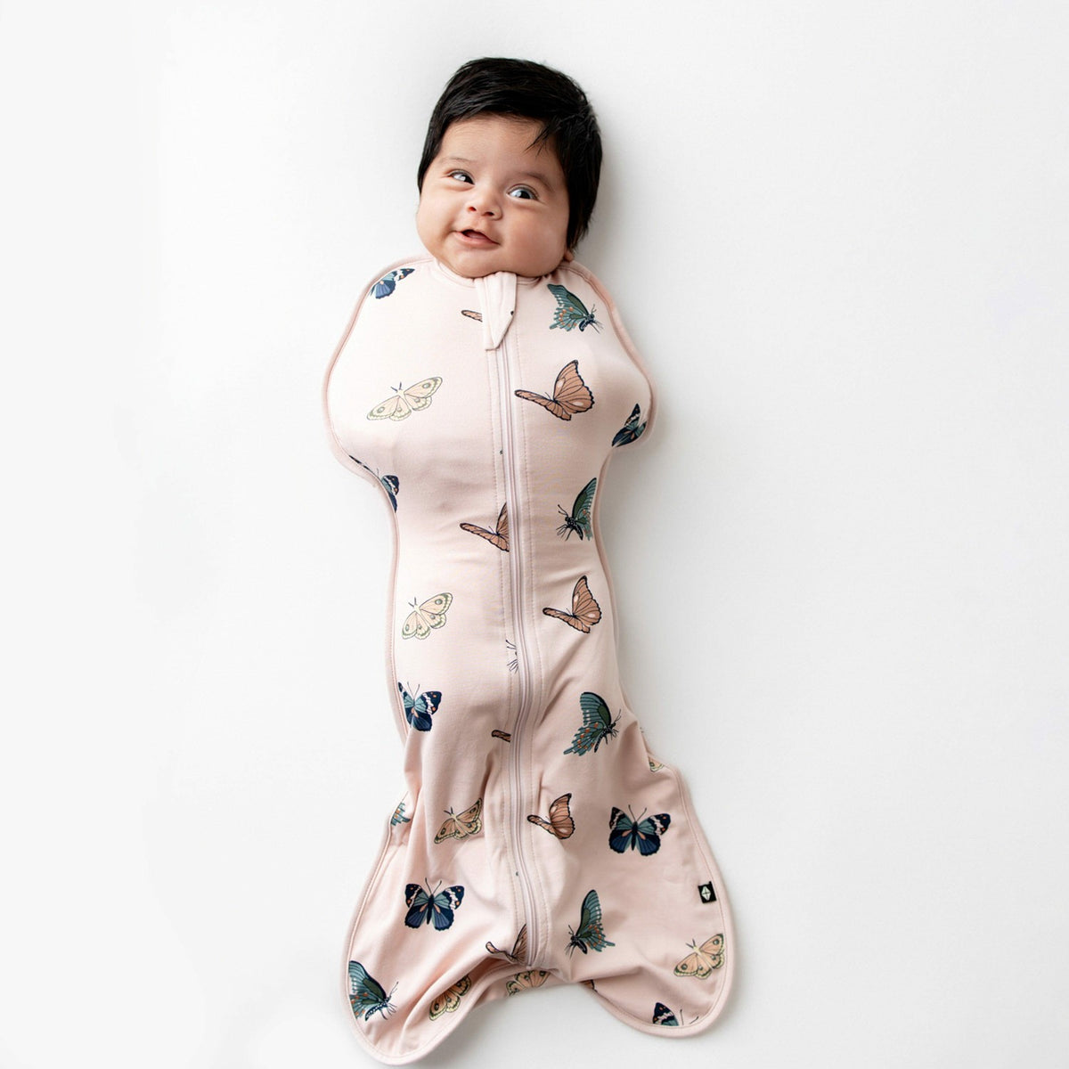 Kyte Baby Swaddle Bag in Blush Butterfly 0.5
