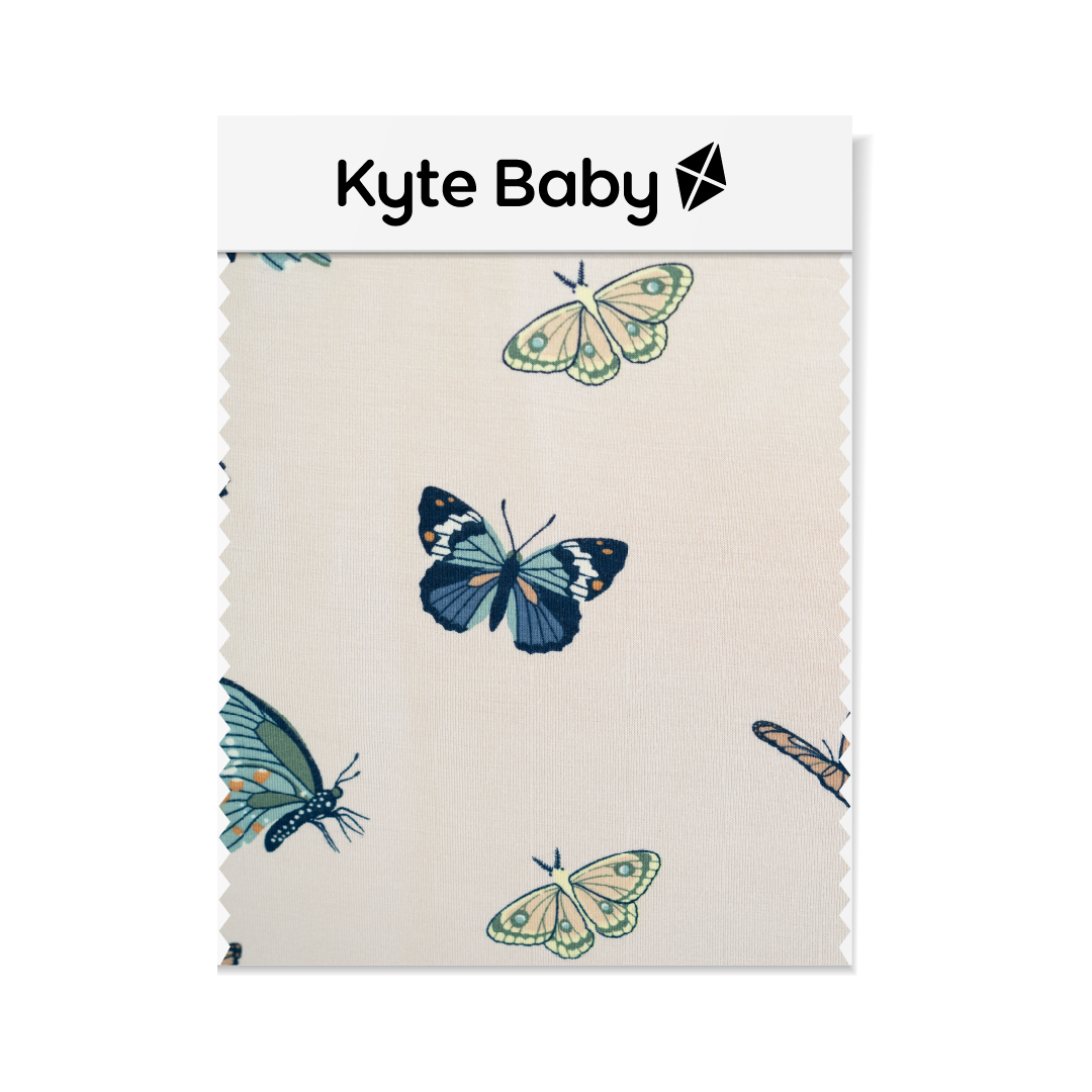 Kyte Baby Swaddle Bag in Blush Butterfly 0.5