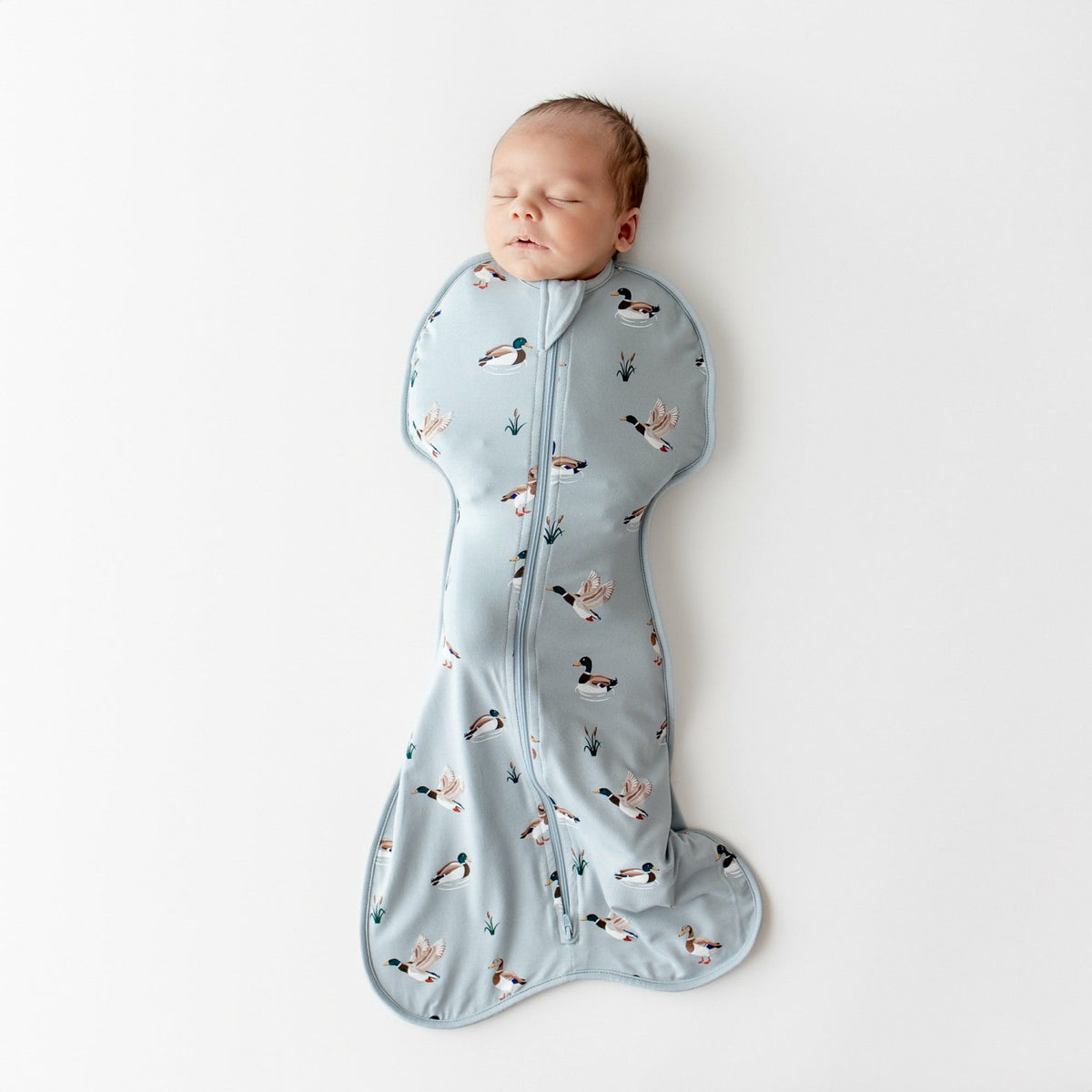 Kyte Baby Swaddle Bag in Mallard Duck 0.5