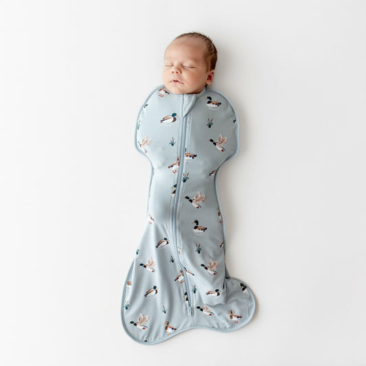 Kyte Baby Swaddle Bag in Mallard Duck 0.5