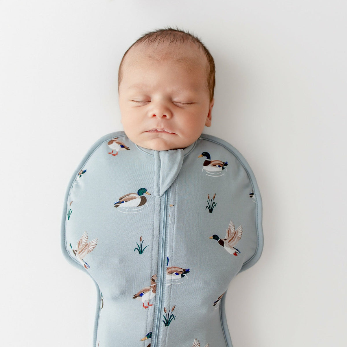 Kyte Baby Swaddle Bag in Mallard Duck 0.5