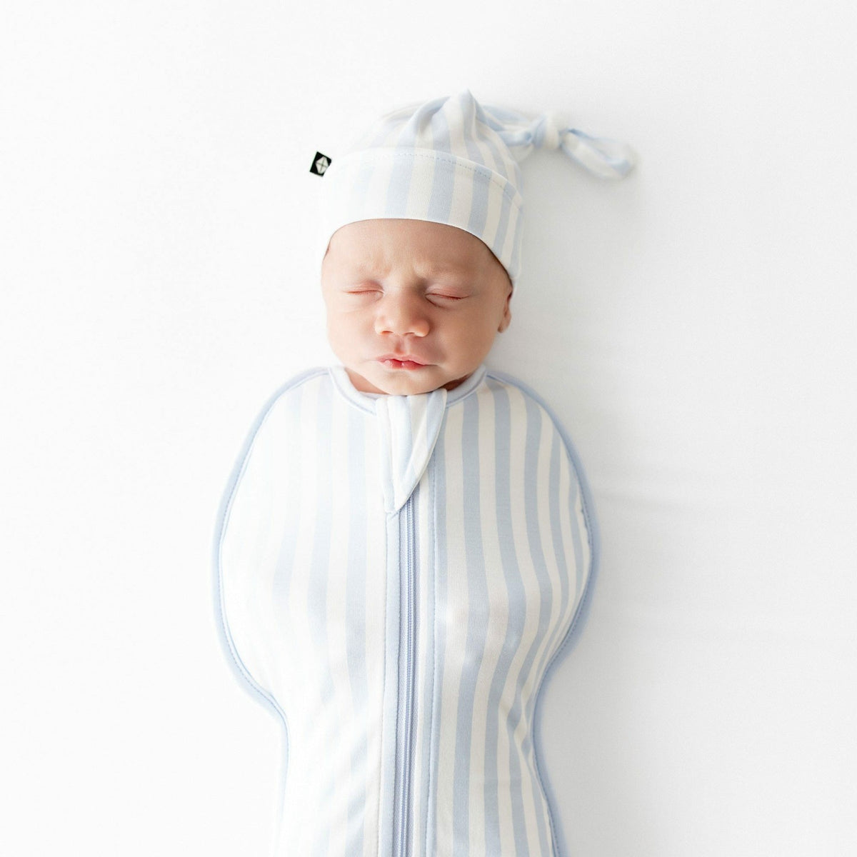 Kyte Baby Swaddle Bag in Small Mist Stripe 0.5
