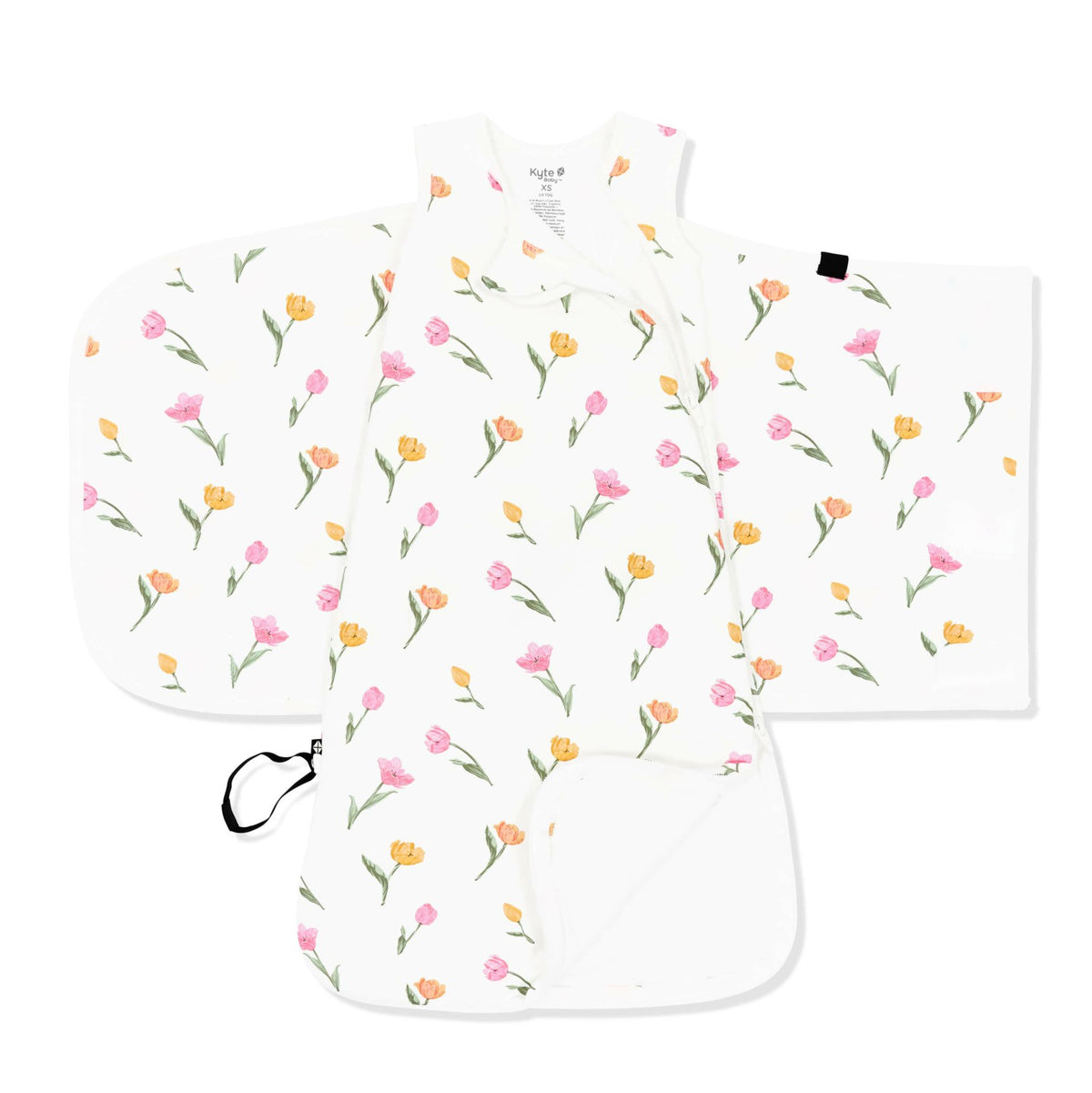 Kyte Baby Sleep Bag Swaddler in Tulip 1.0