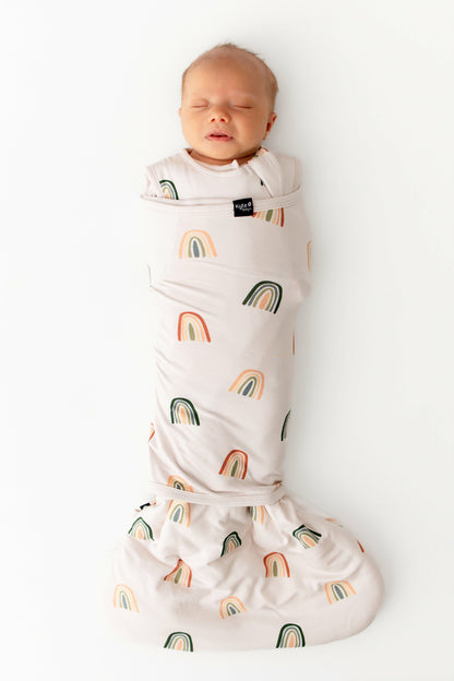 Kyte Baby Sleep Bag Swaddler in Retro Rainbow 1.0
